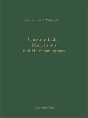 cover image of Manierismus und Herrschaftspraxis